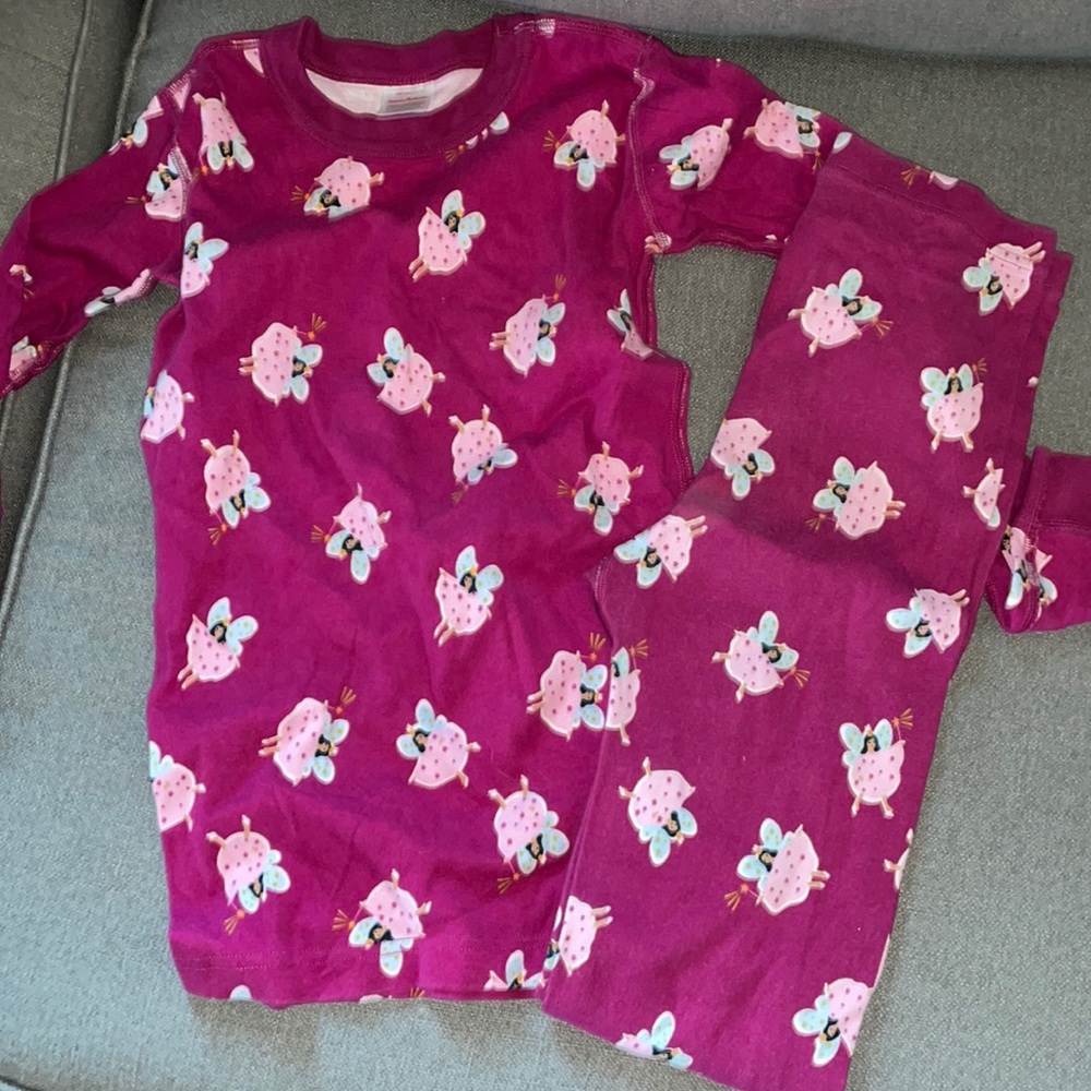 Hanna Anderson Girls fairy princess pjs 150